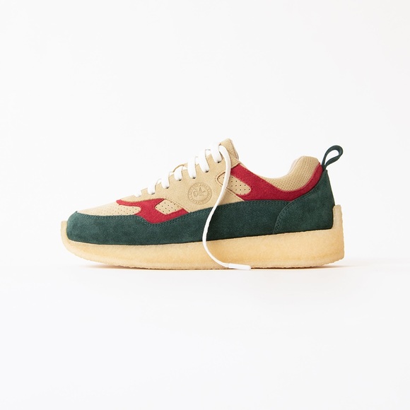 Ronnie Fieg 8th Street Scarab Clarks Lockhill | Tan, Green, Red | Size 6M - Picture 9 of 12